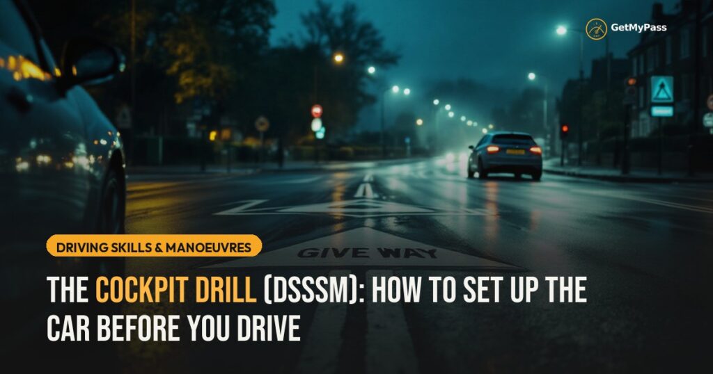 The Cockpit Drill (DSSSM): How to Set Up the Car Before You Drive — GetMyPass