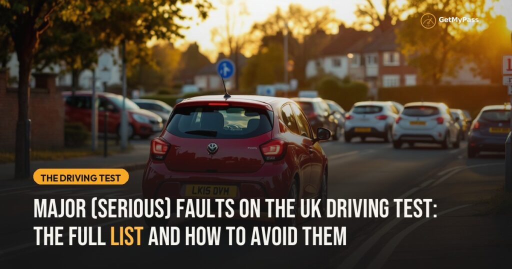 Major (Serious) Faults on the UK Driving Test: The Full List and How to Avoid Them — GetMyPass
