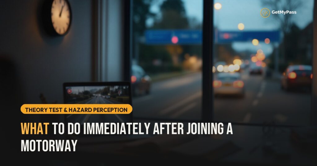 What to Do Immediately After Joining a Motorway — GetMyPass