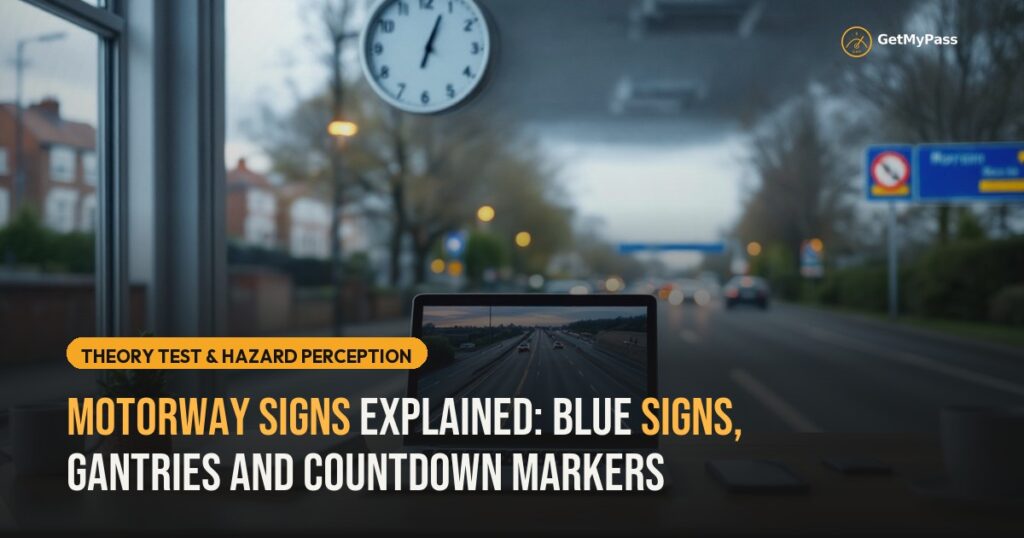 Motorway Signs Explained: Blue Signs, Gantries and Countdown Markers — GetMyPass