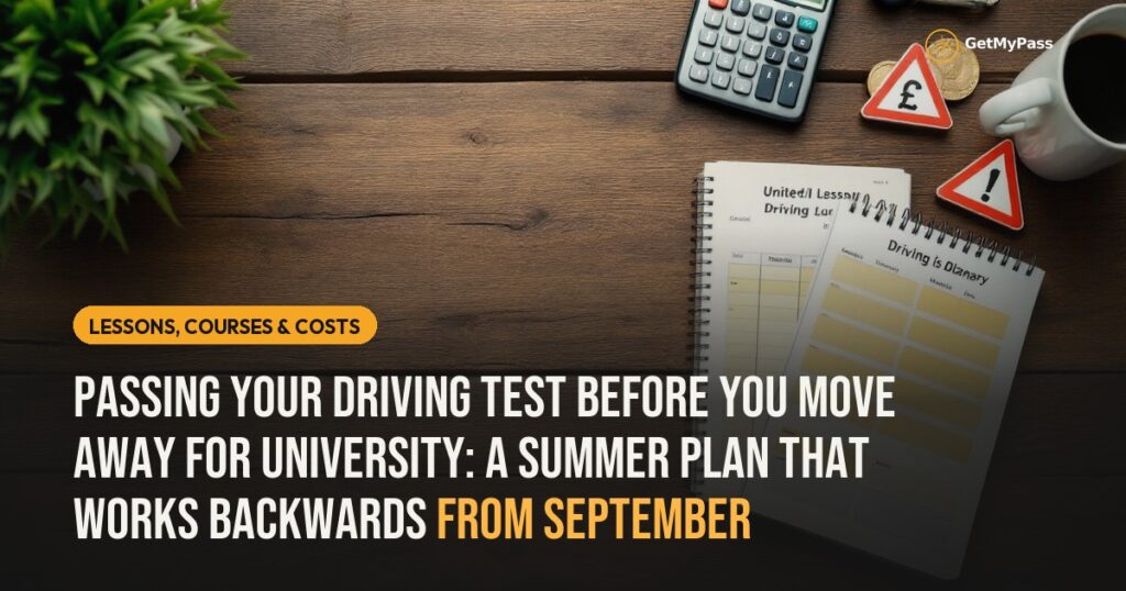 Passing Your Driving Test Before You Move Away for University: A Summer Plan That Works Backwards From September — GetMyPass