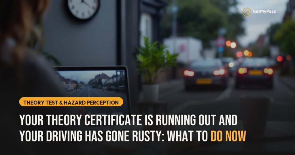 Your Theory Certificate Is Running Out and Your Driving Has Gone Rusty: What to Do Now — GetMyPass